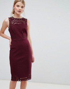 Облегающее платье с вырезами Ted Baker - Красный