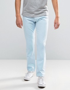 Голубые прямые джинсы в стиле 90-х Tommy Jeans M17 - Синий