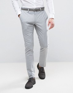 Облегающие брюки Selected Homme Wedding - Серый