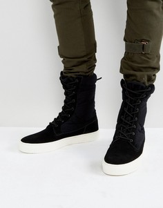 Черные кроссовки с массивной подошвой ASOS - Черный