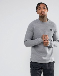 Серый свитшот с круглым вырезом Nike Modern 885970-091 - Серый