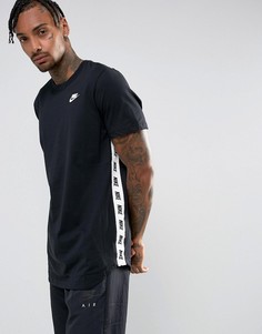Черная футболка с принтом Nike 877086-010 - Черный