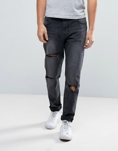 Черные джинсы скинни с заниженным шаговым швом Waven - Черный