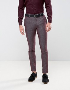Фактурные брюки скинни Jack &amp; Jones Premium - Красный