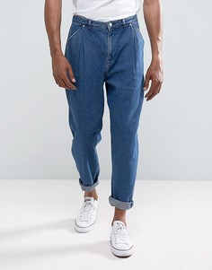 Свободные темные джинсы ASOS - Синий