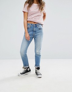Джинсы скинни с рваной отделкой Levis 501 - Синий Levis®