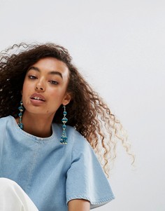 Серьги-подвески ASOS - Золотой