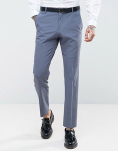 Эластичные облегающие брюки Selected Homme - Синий