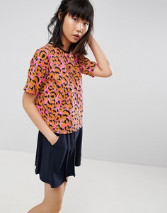 Футболка с анималистичным принтом ASOS - Мульти