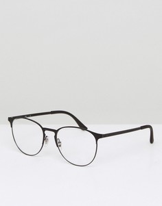 Круглые солнцезащитные очки Ray-Ban 0RX6375 - Черный
