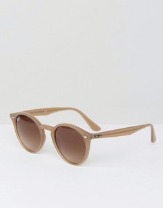 Круглые солнцезащитные очки Ray-Ban 0RB2180 - Коричневый