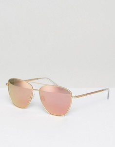 Солнцезащитные очки в оправе цвета розового золота Hawkers - Золотой