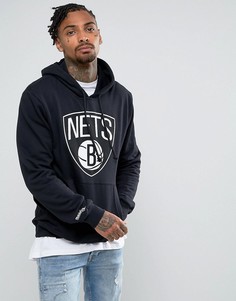 Худи Mitchell &amp; Ness NBA Brooklyn Nets - Черный