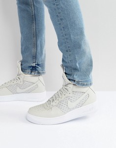 Серые кроссовки средней высоты Nike Ultraforce 1 864014-003 - Серый