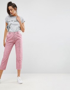 Брюки галифе с эффектом кислотной стирки ASOS - Фиолетовый