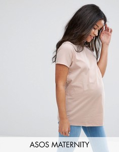 Топ с круглым вырезом ASOS Maternity - Розовый