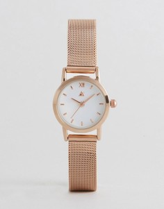 Часы с сетчатым ремешком ASOS - Медный