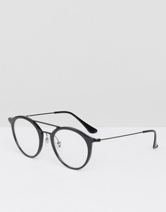 Круглые солнцезащитные очки Ray-Ban 0RX7097 - Черный