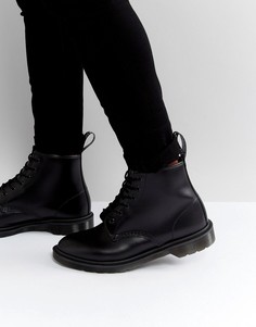 Черные ботинки с 6 парами люверсов Dr Martens 101 BR - Черный