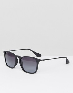 Солнцезащитные очки-вайфареры Ray-Ban 0RB4187 - Черный