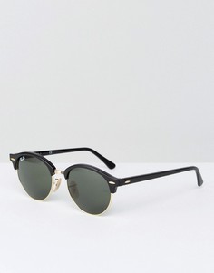 Круглые солнцезащитные очки Ray-Ban Club 0RB4246 - Черный
