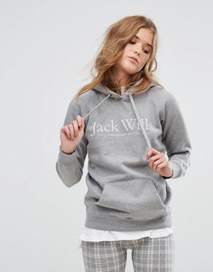 Худи удлиненного кроя Jack Wills Borrowfield - Серый