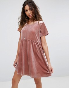 Платье с короткими рукавами Glamorous - Розовый