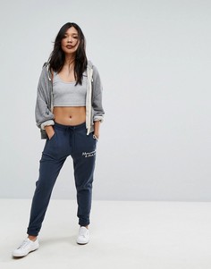 Джоггеры с отделкой Abercrombie &amp; Fitch - Темно-синий