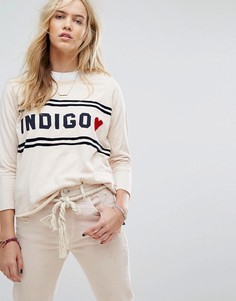 Мягкий свитшот Maison Scotch - Белый