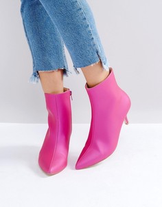 Ботинки на каблуке-рюмочке RAID Alecia - Розовый
