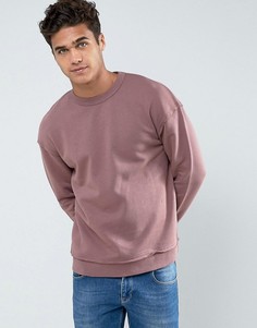 Свитшот с заниженной линией плеч Jack &amp; Jones Originals - Красный