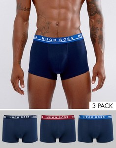 3 пары боксеров-брифов BOSS By Hugo Boss - Темно-синий