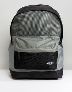 Черный рюкзак с сетчатыми вставками Nicce London - Черный