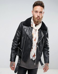 Легкий тканый шкаф кремового цвета с принтом ASOS - Кремовый