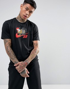 Черная футболка с принтом Nike SB Rooster 906207-010 - Черный