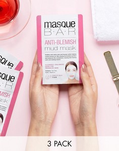 Грязевая маска для лица от прыщей MasqueBAR x3 - Бесцветный