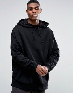 Черный oversize-худи ASOS - Черный