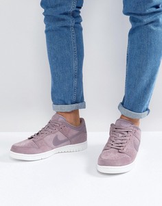 Серые низкие премиум‑кроссовки Nike Dunk 921307-200 - Серый