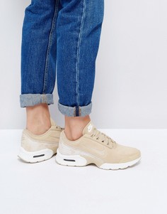 Светло-коричневые замшевые кроссовки с рисунком змеиной кожи Nike Air Max Jewell Premium - Мульти