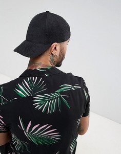 Черная бейсболка ASOS - Черный