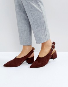 Туфли на каблуке ASOS SLINGSHOT - Коричневый
