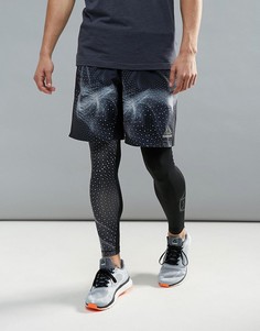 Спортивные шорты с принтом Reebok Speedwick BQ3529 - Черный