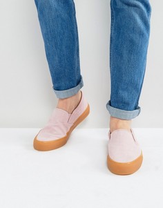 Розовые кеды-слипоны ASOS - Розовый