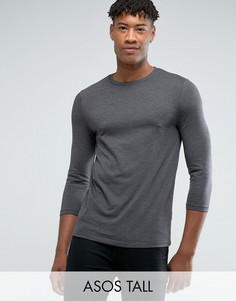 Футболка с рукавами 3/4 ASOS TALL - Серый
