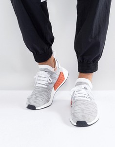 Белые кроссовки adidas Originals NMD R2 Primeknit BY9410 - Белый