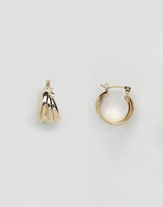 Маленькие серьги-кольца ограниченной серии - Золотой Asos