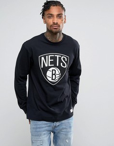 Лонгслив Mitchell &amp; Ness NBA Brooklyn Nets - Черный