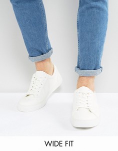 Белые кроссовки для широкой стопы ASOS - Белый