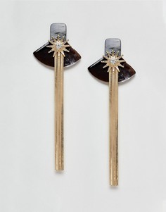 Серьги-подвески ASOS - Золотой