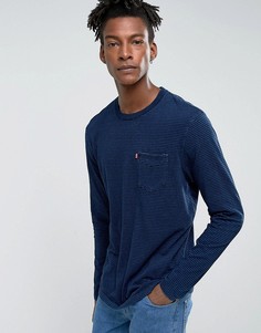 Лонгслив в полоску с карманом Levis - Темно-синий Levis®